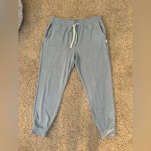 Vuori light blue performance joggers
